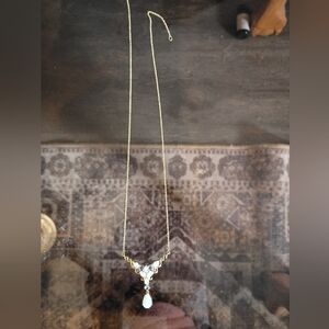 10k Opal & Tanzanite Necklace